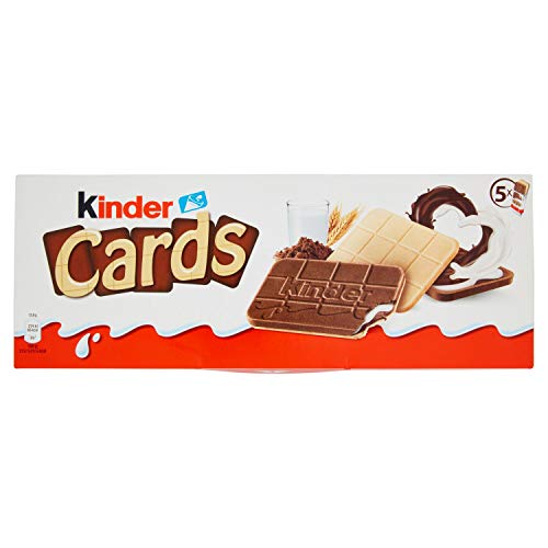 KINDER Cards chocolatinas paquete 5 uds 128 gr