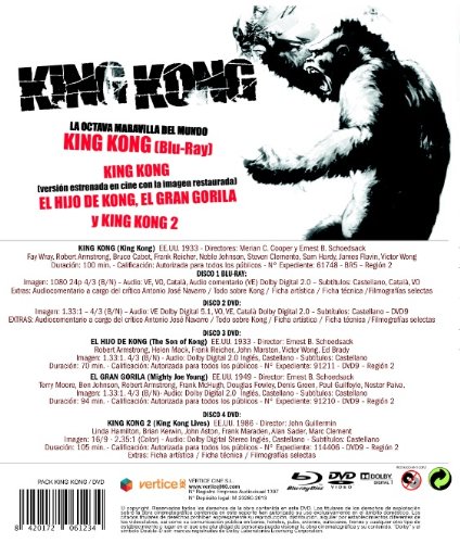 King Kong - Edición Especial Coleccionista (Incluye Libreto) [Blu-ray]