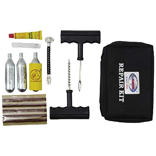 KIT PROFESIONAL para REPARAR PINCHAZOS A GAS C02 rueda coche y moto, reparación pinchazos de Neumaticos Tubeless sin camara - TOP 1 EN VENTAS