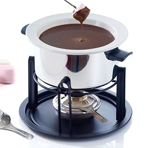 Kitchen Craft - Set de Fondue de Acero Inoxidable y cerámica (con 6 Pinchos)