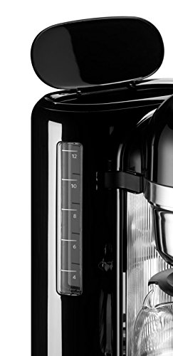 KitchenAid 5KCM1204EOB - Cafetera (Independiente, Máquina de café en cápsulas, 1,7 L, De café molido, 1100 W, Negro)