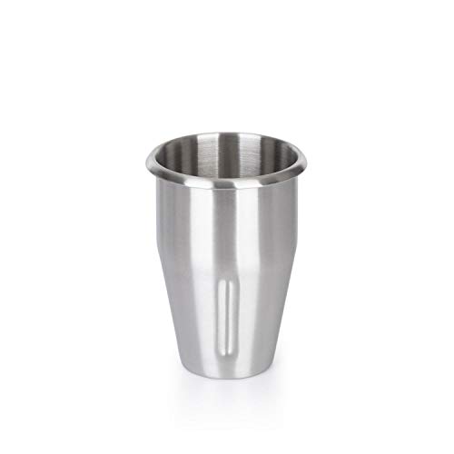 Klarstein Pro Kraftprotz Mezclador de acero inoxidable - Vaso mezclador, Licuadora de acero inoxidable, Capacidad de 0,9 litros, Hasta 0,6 litros de ingredientes, Accesorio o complemento