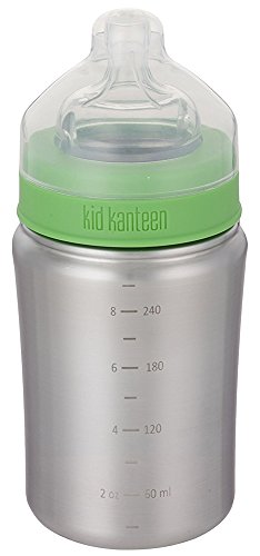 Klean Kanteen Tapón, Acero Inoxidable, Brushed Stainless, 7.2x7.2x17.3 cm