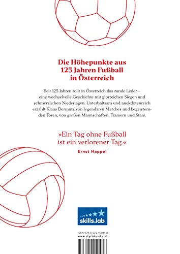 Kleine Geschichte des österreichischen Fußballs in 90 Minuten: Die Höhepunkte aus 125 Jahren Fußball in Österreich