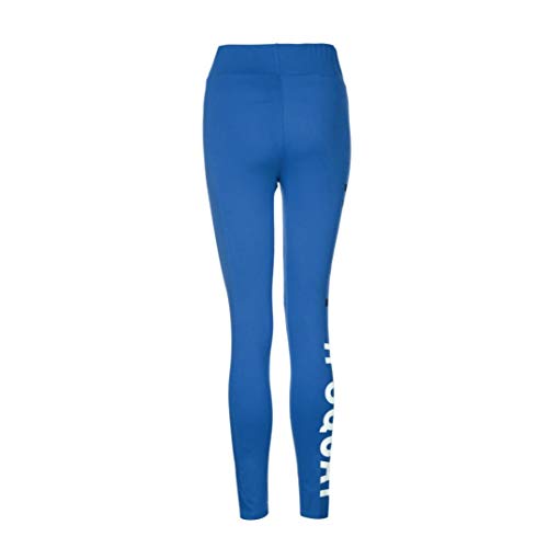 Kneris Mujer Pantalones Largos Impresión de Letras Leggings Running Yoga Mujeres Mallas Deportivas Fitness Gym Pantalon Elásticos