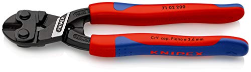 Knipex 71 02 200 Cortabulones compacto CoBolt, mangos con fundas multicomponente, 200 mm