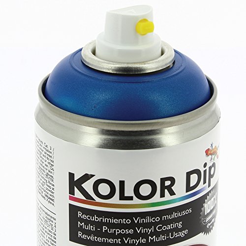 Kolor Dip Spain KD12003 Pintura en Spray con Vinilo Líquido Extraible, Azul Metalizado