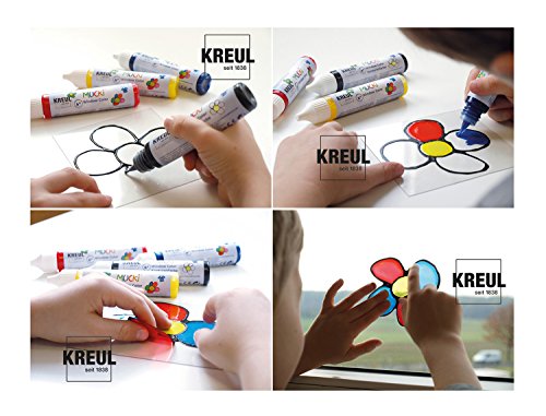 KREUL MUCKI - Kits de Manualidades para niños (Kids' Drawing Stencil Set, Pintura, Plantilla, Niño/niña, 4 año(s), Niño, Caja)