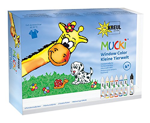 KREUL MUCKI - Kits de Manualidades para niños (Kids' Drawing Stencil Set, Pintura, Plantilla, Niño/niña, 4 año(s), Niño, Caja)