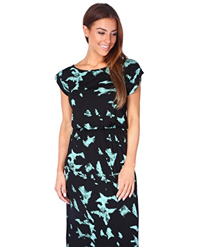 KRISP Vestido Mujer Tallas Grandes Largo Casual Ibicenco De Día Ropa Hippie Online Ofertas, (Turquesa (5081), 46 EU (18 UK)), 5081-TRQ-18