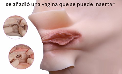 KUMIHO Pechos Silicona mamaria Falso Formas Tetas Falsas externos Mastectomía Transgénero Travesti Inserta Cospay (C, Edición Normal+se añadió una Vagina Que se Puede Insertar)