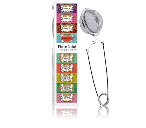 Kusmi Tea - Wellness Teas gift set with a tea infuser