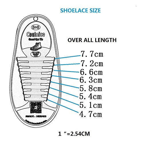 KUYiA Sin Corbata Cordones de Zapatos, Impermeables de Silicona Niños y Adultos Cordones Elásticos, Caminar Atlético Correr Deportivo Moda Planos Shoe Laces para Zapatillas Casuales Tablero Boots