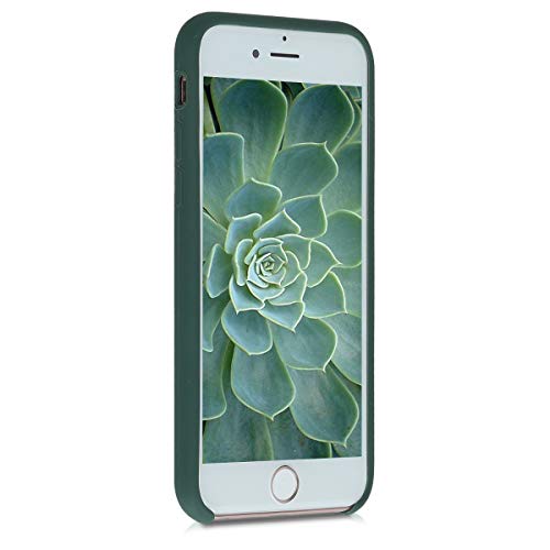 kwmobile Funda Compatible con Apple iPhone 6 / 6S - Carcasa de TPU para móvil - Cover Trasero en Verde Musgo