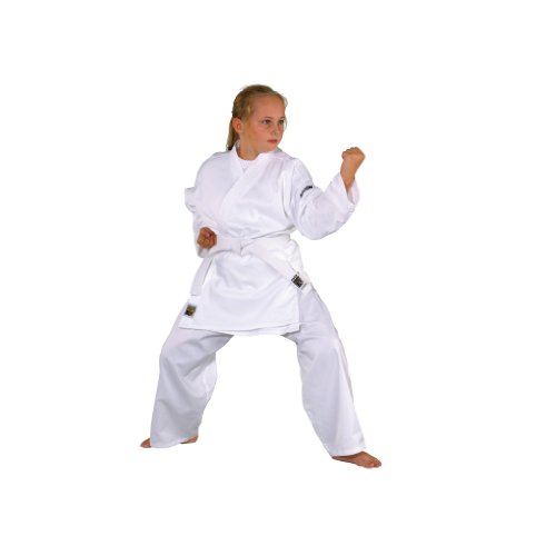 Kwon Karate Basic - Kimono de Artes Marciales Infantil, tamaño 100 cm, Color Blanco