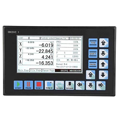 L-Yune,bolt 1pc DDCSV2.1 Desconectado Auxiliar del Controlador USB de 4 Ejes CNC Controller Interface máquina fresadora CNC de Grabado fresadora (Color : Negro)