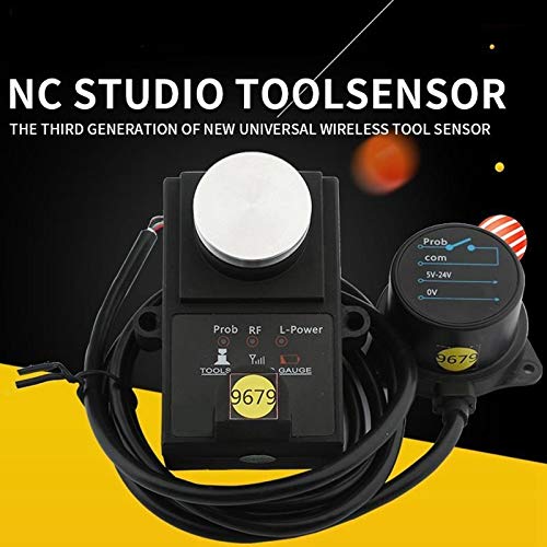 L-Yune,bolt Herramienta inalámbrica 1set máquina de Grabado Mach3 NC Estudio del Sensor de Alta precisión máquina de Grabado automático de Herramientas Accesorios Sensor (Color : Negro)