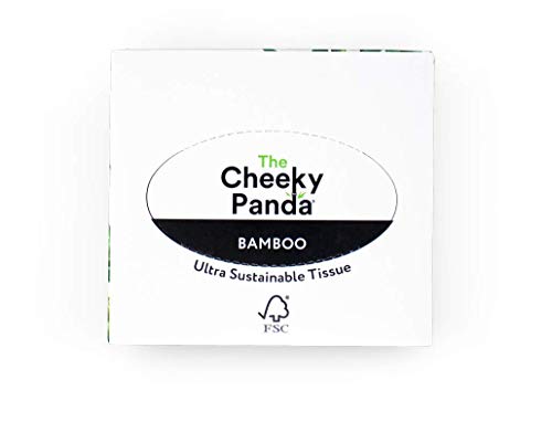 La Cheeky Panda 100% bambú tejido facial, pack de 12, total 672 tejidos