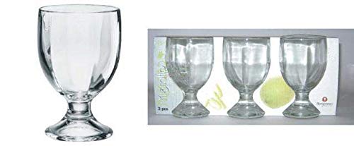 La de borgonovo bgn023 Vasos de vino, modelo Lirio de los valles, 3 unidades, Multicolor