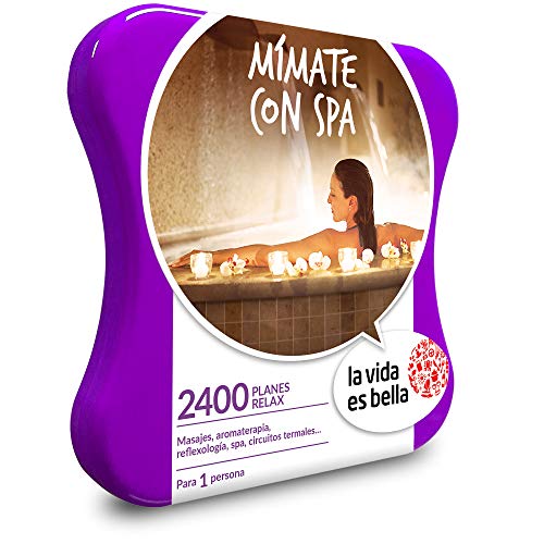 La Vida es Bella - Caja Regalo - Mímate Con Spa - 2400 planes de bienestar como masajes, reflexología, circuitos termales y más