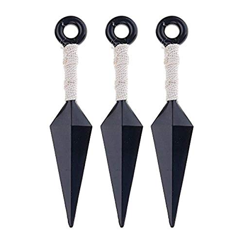 LACKINGONE Naruto Portable Plastic Big Kunai Knife Throw Japanese Dart Ninja Cosplay Accesorios