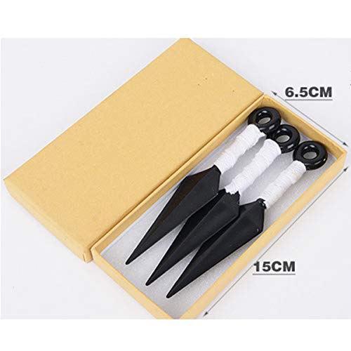 LACKINGONE Naruto Portable Plastic Big Kunai Knife Throw Japanese Dart Ninja Cosplay Accesorios