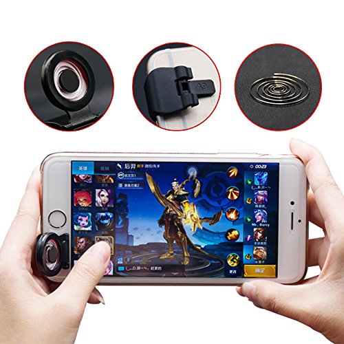 LAIYYI Joystick para Juegos de móvil, Joystick para teléfono, Pantalla táctil, Botones de gatillo compatibles con Pubg/Cuchillos Fuera/Reglas de Supervivencia/Supervivencia Real/Batalla Real