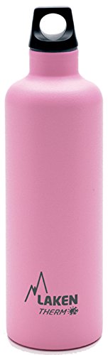 Laken Futura Botella Térmica Acero Inoxidable 18/8 y Doble Pared de Vacío, Unisex adulto, Rosa, 750 ml