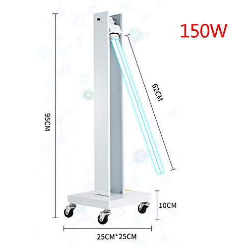 Lámpara de desinfección Ultravioleta de 110V con ozono, lámpara germicida UV, purificador de Aire de Alta Potencia 100W / 150W, para Sala de Estar Cocina Hotel