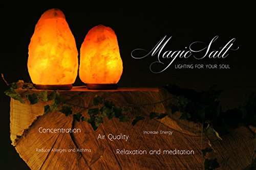 Lámpara de Sal del Himalaya - MAGIC SALT ® Lighting For Your Soul - (2/3 Kg.)