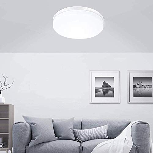 Lámpara de Techo LED 36W Ketom Blanco Frío 6500K Plafón de Techo Redonda Equivalente a la lámpara de 120W, Ultra Delgado IP44 Moderna Downlight Para Dormitorio Baño Küche Cocina Pasillo Comedor