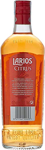 Larios Citrus Ginebra Mediterránea, 37.5% - 700 ml