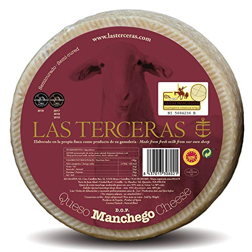 Las Terceras queso manchego semicurado DOP 2600 gr