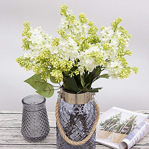 LbojailiAi Flor Artificial 1Pc Artificial Lila Fake Flower Garden Wedding Bouquet Party Home Cafe Decor - P¨²rpura