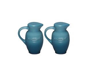 Le Creuset - Salero y pimentero (gres), color verde