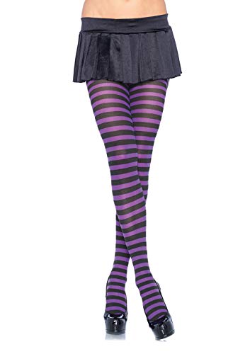 Leg Avenue- Mujer, Color negro y morado, Talla Única (EUR 36-40) (710022039)