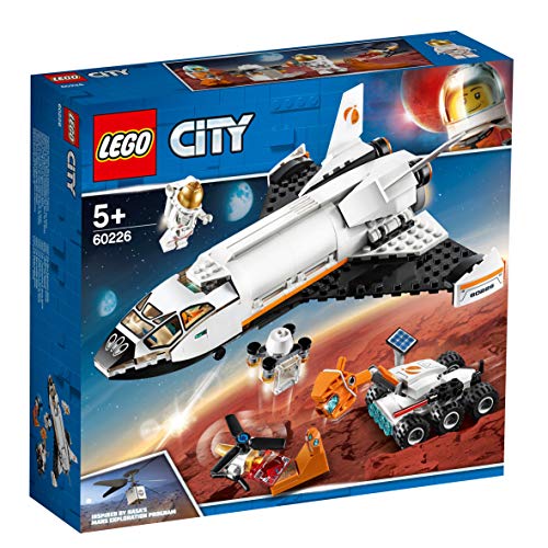 LEGO City Space Port Juguete de Construcción de Lanzadera Científica a Marte, multicolor (60226)