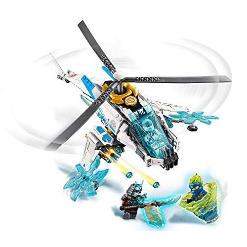 LEGO Ninjago - Shuricóptero Set de construcción de Helicóptero Ninja de juguete, incluye dos Samurais de juguete, Novedad 2019 (70673) , color/modelo surtido