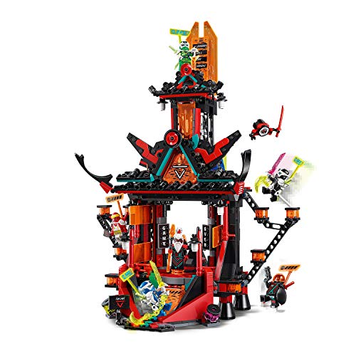 LEGO Ninjago - Templo Imperial de la Locura, Set de Construcción de Edificio de Juguete para Recrear Aventuras, Incluye Minifiguras de Digi Jay, Lloyd y Cole, entre Otros (71712)