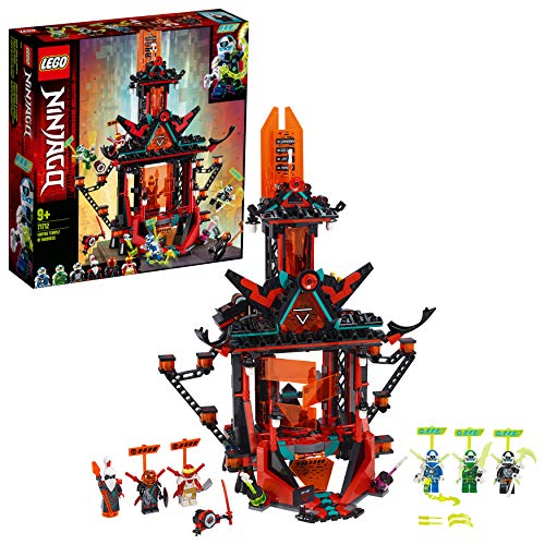 LEGO Ninjago - Templo Imperial de la Locura, Set de Construcción de Edificio de Juguete para Recrear Aventuras, Incluye Minifiguras de Digi Jay, Lloyd y Cole, entre Otros (71712)