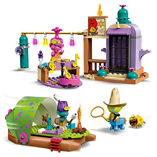 LEGO Trolls - Aventura en Balsa en Lonesome Flats, Set de Construcción de Barca con Minifiguras de Personajes de la Película, Incluye a Poppy, Branch y Hicory (41253)