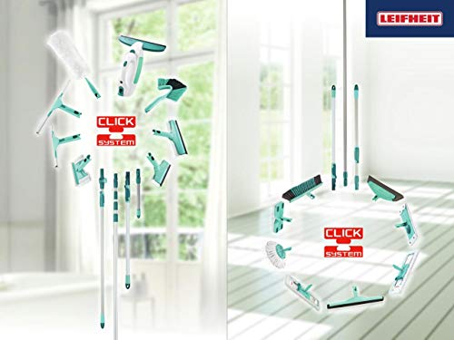 Leifheit Set de fregona rotatoria Clean Twist Disc Mop, fregona giratoria y cubo con ruedas, set de limpieza con sistema de regulación de la humedad