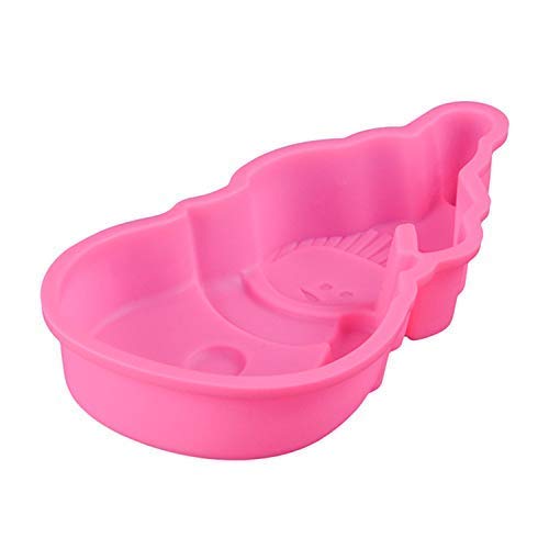 Leilims Muñeco de Nieve de Silicona Mousse Cake Making Molde de Pastel sartenes Hechas a Mano de la Jalea Moldes Muffin Copas de Helado al Moho (Color, Size : One Size)