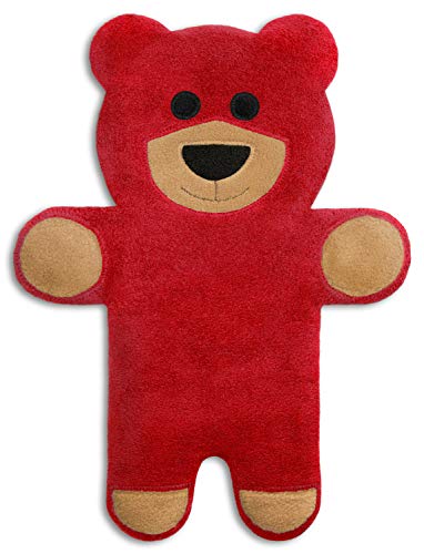 Leschi SACO TÈRMICO de semillas para microondas/Para el dolor de estómago/Animal: Oso Teddy, rojo