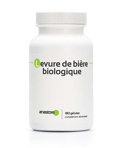 LEVADURA DE CERVEZA ECOLÓGICA * 500mg / 180 cápsulas vegetales * Prevención del envejecimiento * Fabricado en Francia * Calidad controlada por certificado de análisis * Garantía de satisfacción o reembolso