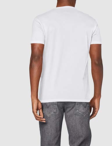 Levi's Orig Hm Vneck Camiseta, Blanco (White 0000), X-Large para Hombre