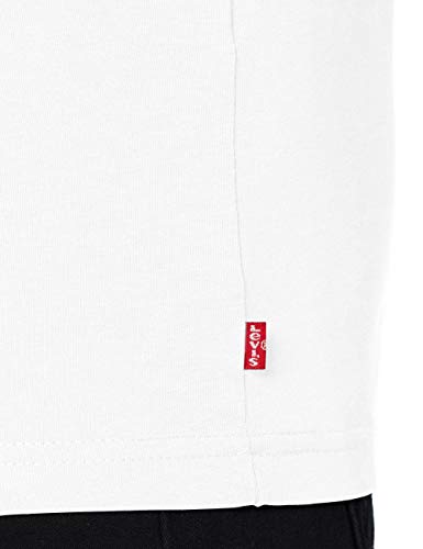 Levi's Relaxed Graphic tee Camiseta, Blanco (90's Serif Logo D3 White 0038), Small para Hombre