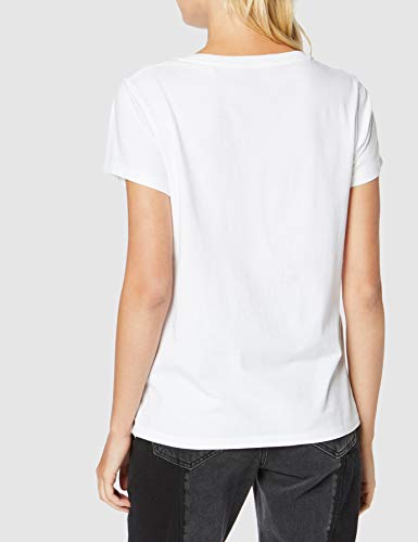 Levi's Vneck Camiseta, Blanco (White + 0002), X-Small para Mujer