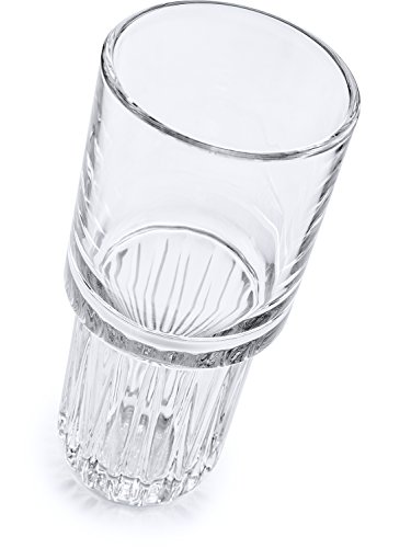 Libbey - Vasos de cóctel, 12 unidades, cristal transparente, alta estabilidad para bebidas largas, cócteles y zumos, 355ml