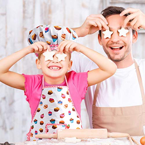 LIHAO 20 Piezas Mini Juego de Chef Niños Delantal Infantil Cocina Cortador de Galletas para Regalo Fiesta